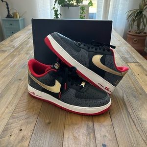 Pre-owned Men’s Size 11 - Nike Air Force 1 '07 LX Spades Good Overall Condition